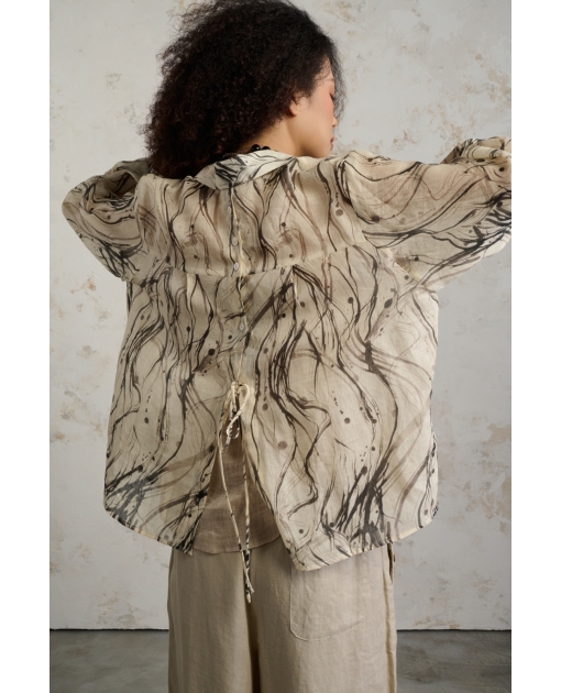 Bụi - Tie-back button up