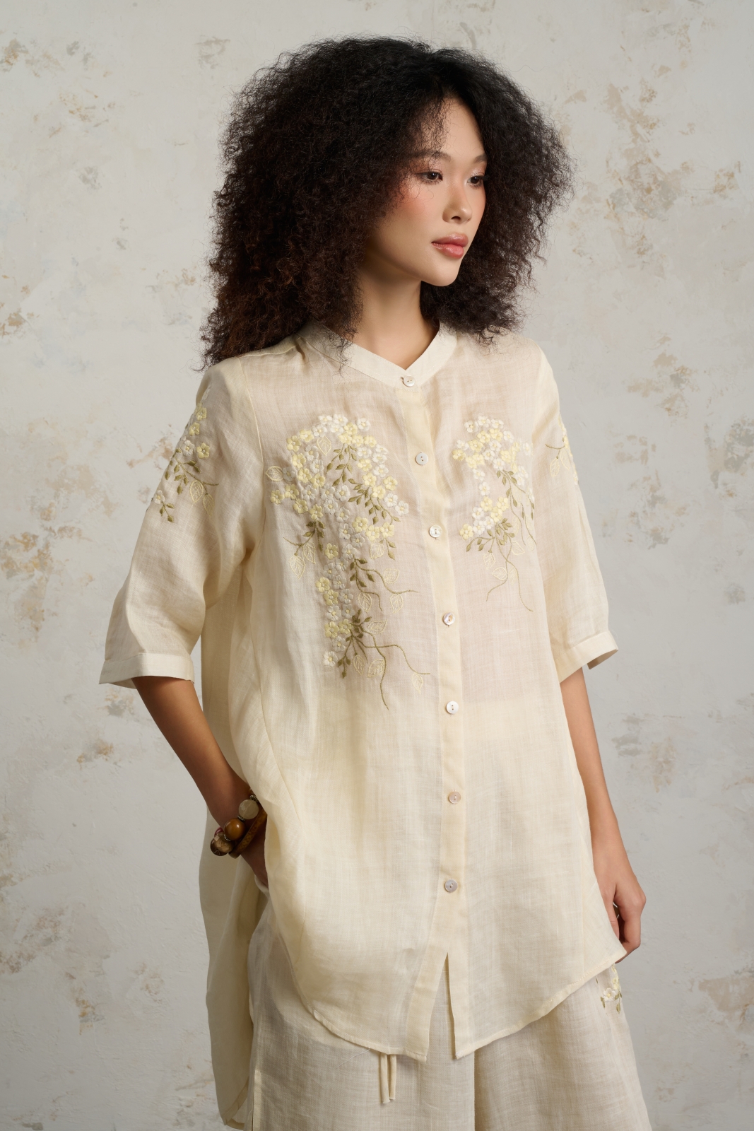 Hoa Mai - Button-up 